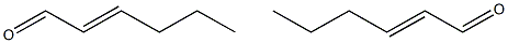 TRANS-2-HEXENAL trans-2-hexenal Struktur