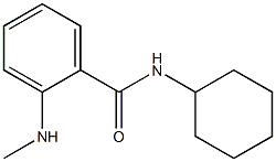 N-CYCLOHEXYL-2-METHYLAMINO-BENZAMIDE Struktur