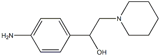 1-(4-AMINO-PHENYL)-2-PIPERIDIN-1-YL-ETHANOL Struktur