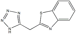 2-(1H-TETRAZOL-5-YLMETHYL)-1,3-BENZOTHIAZOLE Struktur