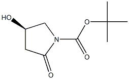 (R)-(+)-1-BOC-4-HYDROXY-2-PYRROLIDINONE Struktur