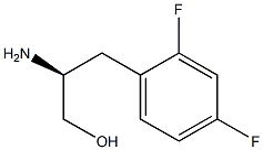 (S)-2-AMINO-3-(2,4-DIFLUORO-PHENYL)-PROPAN-1-OL Struktur