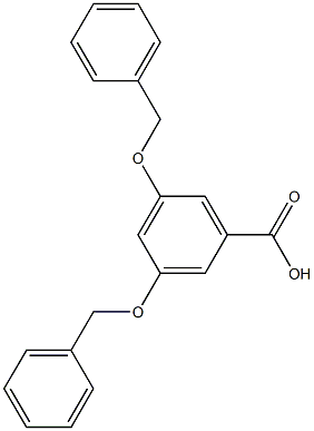 3,5-DIBENZYLOXYBENZOIC ACID Struktur