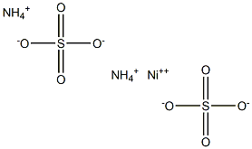 Ammonium nickel(II) sulfate Struktur