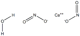 Calcium nitrite monohydrate Struktur