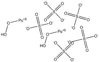 Dioxyplutonium(VI) sulfate Struktur