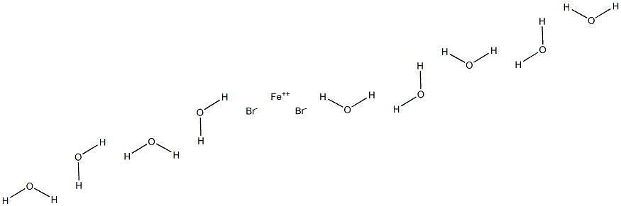 Iron (II) bromide nonahydrate Struktur