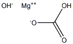 Magnesium bicarbonate hydroxide Struktur