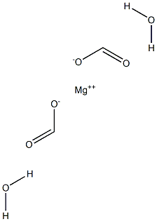 Magnesium formate dihydrate Struktur