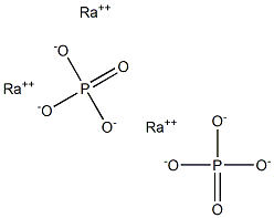 Radium phosphate Struktur