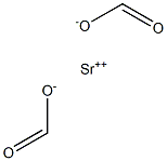 Strontium formate Struktur