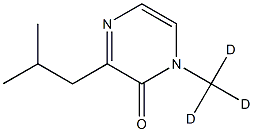 3-Isobutyl-1-methyl-D3-pyrazinone Struktur