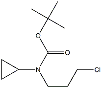 N-Boc-N-(3-Chloropropyl)cyclopropylamine Struktur