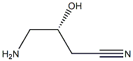 (R)-4-amino-3-hydroxybutyronitrile Struktur