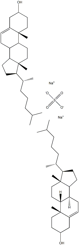 CHOLESTEROLSODIUMSULFATE Struktur