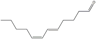 CIS,TRANS-5,7-DODECADIENAL Struktur