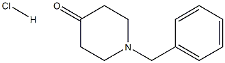 1-phenylmethyl-4-piperidone hydrochloride Struktur