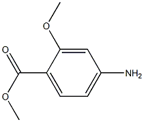 2-methoxy-4-aminobenzoic acid methyl ester Struktur