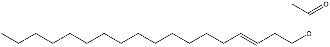 (3E)-3-Octadecenyl acetate Struktur