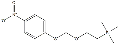 [(4-Nitrophenyl)sulfanyl]methyl 2-(trimethylsilyl)ethyl ether Struktur