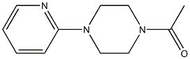 1-(4-Pyridin-2-yl-piperazin-1-yl)-ethanone Struktur