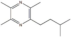 2,3,5-Trimrthyl-6-isoamylpyrazine Struktur