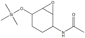 N-(5-[(Trimethylsilyl)oxy]-7-oxabicyclo[4.1.0]hept-2-yl)acetamide Struktur