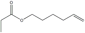 Propanoic acid, 5-hexen-1-yl ester Struktur