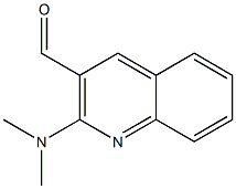 2-(Dimethylamino)quinoline-3-carboxaldehyde 97% Struktur