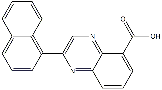 2-(Naphth-1-yl)quinoxaline-5-carboxylic acid Struktur