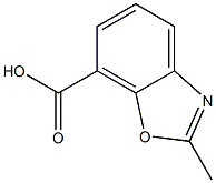 2-Methyl-1,3-benzoxazole-7-carboxylic acid Struktur