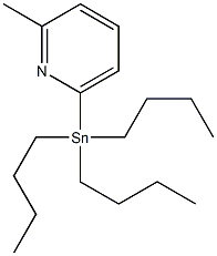 2-Methyl-6-(tributylstannyl)pyridine Struktur