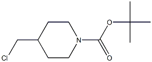 tert-Butyl 4-(chloromethyl)tetrahydro-2H-pyridine-1-carboxylate Struktur