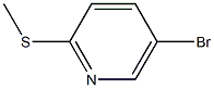 5-Bromo-2-(methylthio)pyridine Struktur