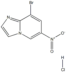 8-Bromo-6-nitroimidazo[1,2-a]pyridine hydrochloride Struktur