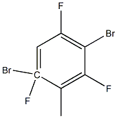 2,5-DIBROMO TRIFLUOROTOLUENE Struktur