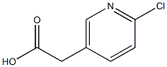 2-CHLORO-5-PYRIDINEACETIC ACID Struktur