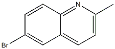 2-METHYL-6-BROMO QUINOLINE Struktur