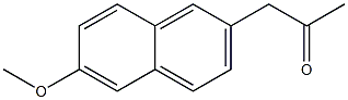 6- METHOXY-2-NAPHTHYL PROPANONE Struktur