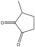 METHYL-2-OXO CYCLOPENTANONE Struktur