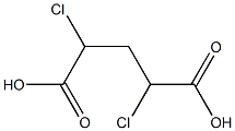 2,4-dichloropentanedioic acid Struktur