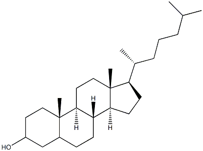 3-cholestanol Struktur