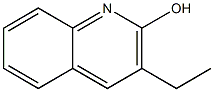 3-ethyl-2-quinolinol Struktur