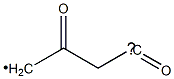 acetoacetylene Struktur