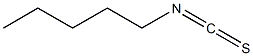 amyl isothiocyanate Struktur