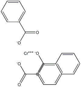 chromium(III) benzoate Struktur