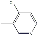 3-methyl-4-cholorpyridine Struktur