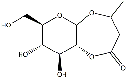 3-glucopyranosyloxybutanolide Struktur