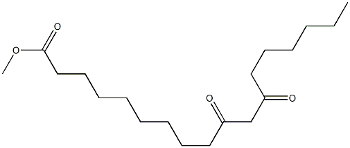 methyl 10,12-dioxostearate Struktur