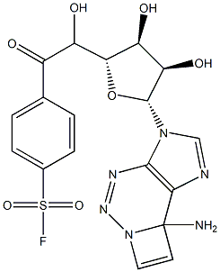 5'-(4-fluorosulfonylbenzoyl)-2-aza-1,N(6)-ethenoadenosine Struktur